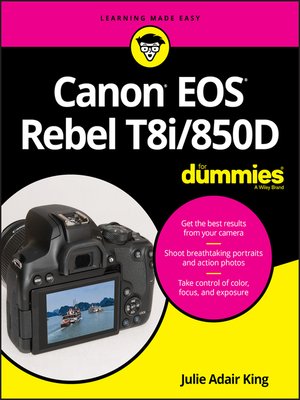 cover image of Canon EOS Rebel T8i/850D For Dummies